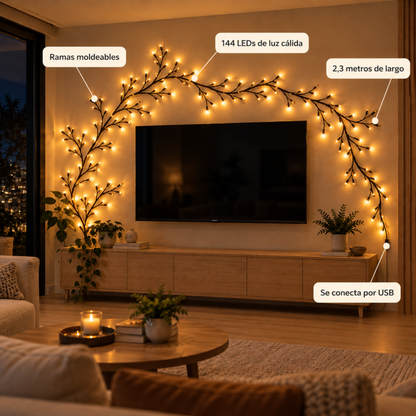 luces decoración navideña