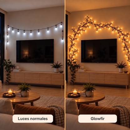 luces decoración navideña